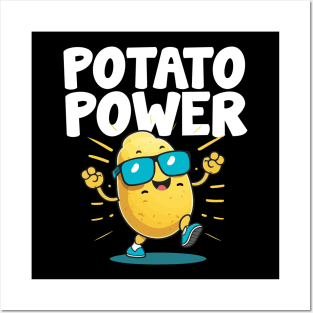 Funny Potato Power Squad Posters and Art